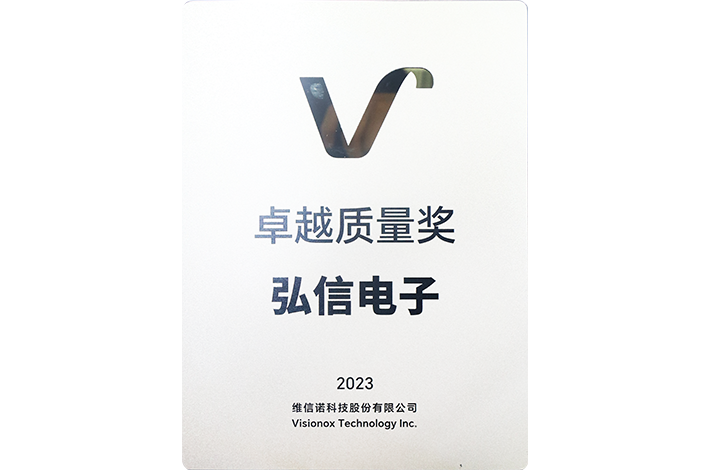 維信諾-2023年度卓越質(zhì)量獎(jiǎng)