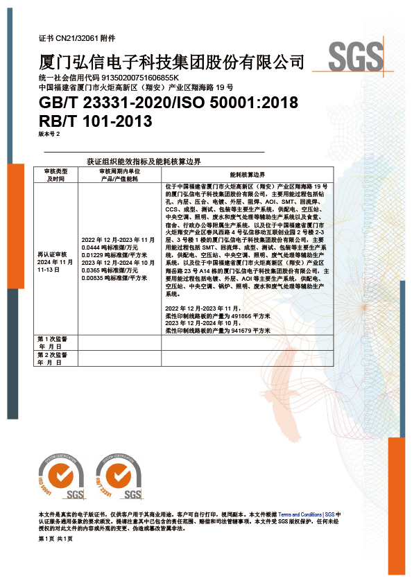 ISO 50001:2018 能源管理體系